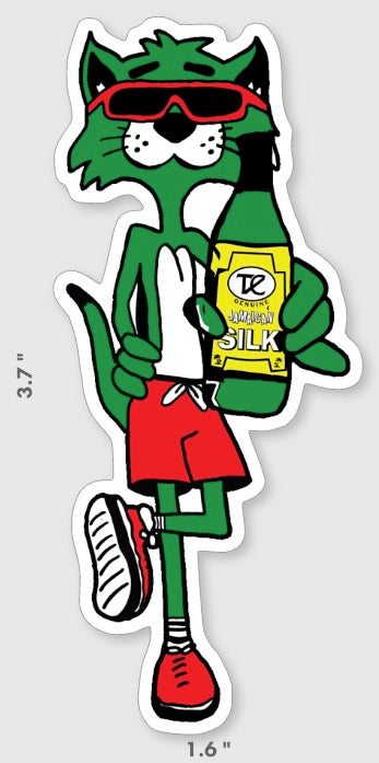 Genuine Jamaican Cat  Vinyl Sticker